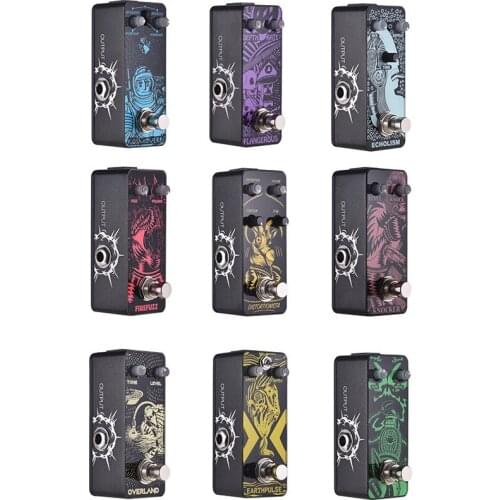 SWIFF New Series Guitar Effect Pedal 9 Effects Guitar Pedal True Bypass Metal Shell Guitar Parts & Accessories