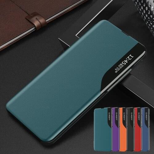 Smart Case For Xiaomi redmi note 10 pro Cover Flip Leather Window View Cases For Xiaomi xiomi redmi note 9t note10 Fundas
