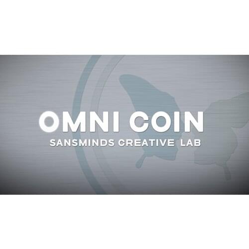 Omni Coin US version (DVD and Gimmicks) by SansMinds Creative Lab Close up Magic Tricks Props Illusions Street Magie gimmicks