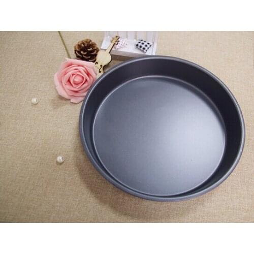1PC 9 inch Non-stick Baking Pan Cake Mold Carbon Steel Pizza Pan DIY Cake Cookie Baking Tray Bakeware JC 0507