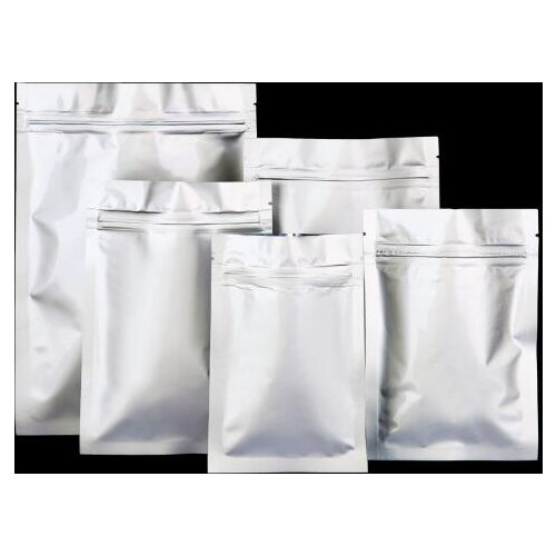 100pcs-1000pcs Small Size Aluminum Zip lock Pouches Bags,Food Storage Bags Zip lock Pouches Smell Proof