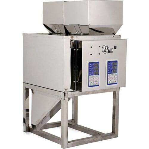 220V/110V Double Large Subpackage Machine Mixing Automatic Filling Machine Particles Whole Grains Powder Under Material Fast