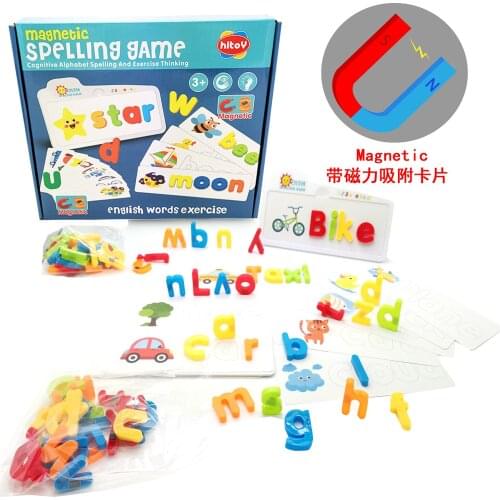 3D Letters And Numbers Baby Kids Early Education Magnetic Toy Colorful Alphabet Whiteboard Teaching Fridge Magnets Learning