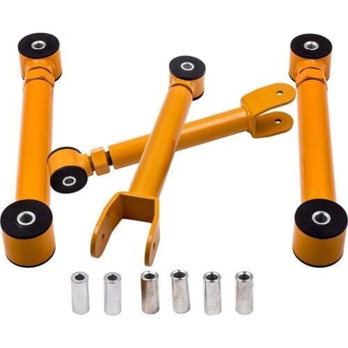 2x Front Upper & 2x Rear Upper Control Arms A Arm Fit For Jeep Grand Cherokee ZJ 93 98 For Jeep Cherokee XJ 1986-01