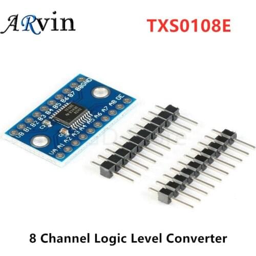 5pcs TXS0108E 8 Channel Logic Level Converter Bi-Directional High Speed Full Duplex Shifter 3.3V 5V for Arduino Raspberry Pi