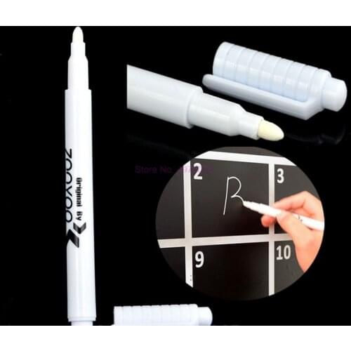 500pcs Liquid Chalk Pens For Wall Sticker Kids Room Blackboard Kitchen Jar Convenient Removable Vinyl Wall Decal Brush