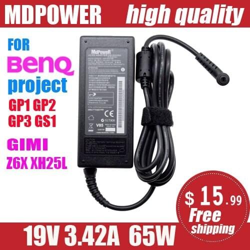 FOR BENQ projector Joybee 19V 3.42A AC Adapter Power supply Charger GP1 GP2 GP3 GS1 XGIMI Z6X XH25L Z3 Z6 Z6X XH05K XE08F XH05L