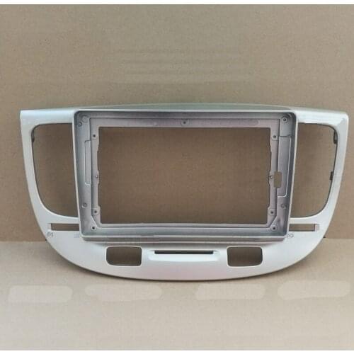 Car Fascia Navigation Fascias Dash Frame Kit For 9" Universal Android Multimedia Player For Kia Rio 2007