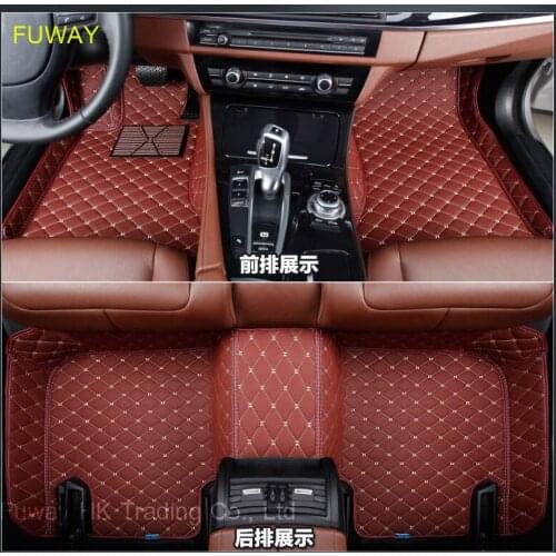 Custom car floor mats for Audi A6L R8 Q3 Q5 Q7 S4 RS TT Quattro A1 A2 A3 A4 A5 A6 A7 A8 auto accessories car styling