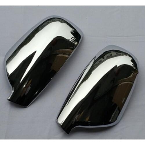 Car Stying For 2004-2012 Peugeot 307 CC SW 407 Door Side Wing Mirror Chrome Cover Rear View Cap Accessories 2pcs per Set