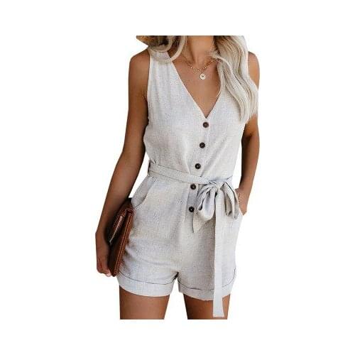 Bodysuit Woman Drop Shipping Summer Casual Woman Jumpsuit Casual Rompers Womens Jumpsuit