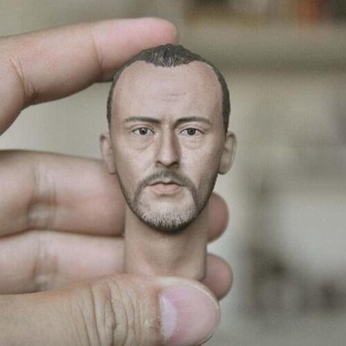 Delicate Painting Hot 1/6 The Leon Serious Jean Reno Head Sculpt Fit 12" Figure