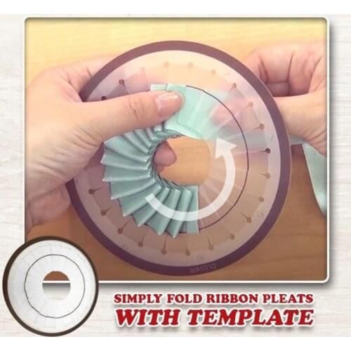 Non-woven fabric DIY Rosette Maker Handmade Ribbon Flower Decor Making Tool Easy Rosette Maker