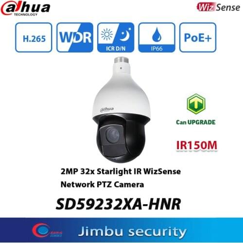 Dahua 2MP PoE PTZ Camera SD59232XA-HNR 32x Starlight IR IP66 perimeter protection dahua Surveillance camera SD59232XA-HNR