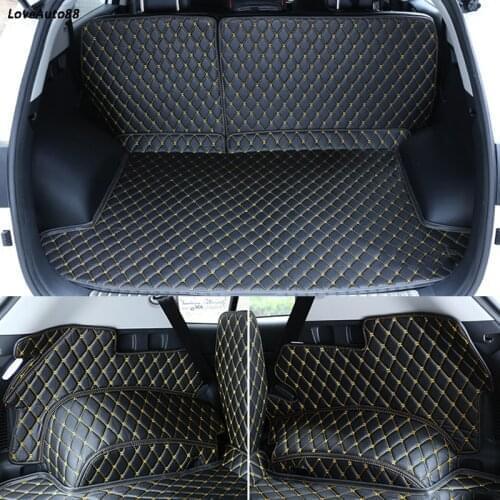Car All Inclusive Trunk Mats Cargo Liner for KIA Sportage QL 2021 2020 2019 2018 2017 2016 Car Pad Full Cover Case Carpet Rugs