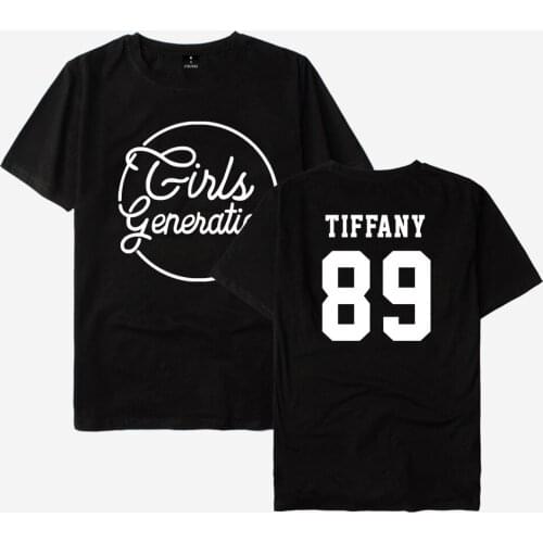 Kpop SNSD Girls Generation Six Album tshirt T shirt women summer harajuku t-shirt crewneck short sleeve t shirts tops Plus Size