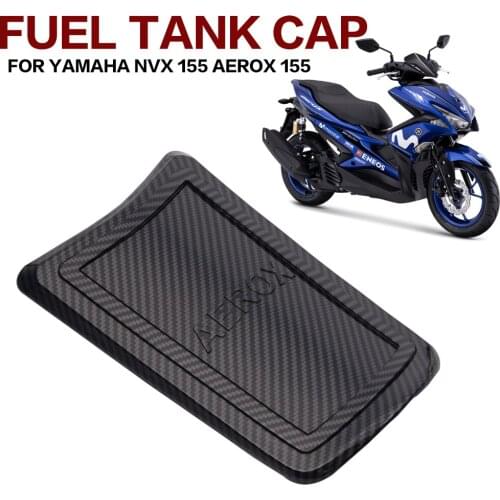 FOR YAMAHA NVX 155 Aerox 155 Carbon Fiber Pattern Fuel tank capMotorcycle Fuel Gas Oil Tank Cap Cover