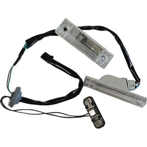 Rear Car License Plate Light Lamp W/ Trunk Release Switch Lock Tailgate Lid Button For Chevrolet Chevy Cruze Orlando 95961097