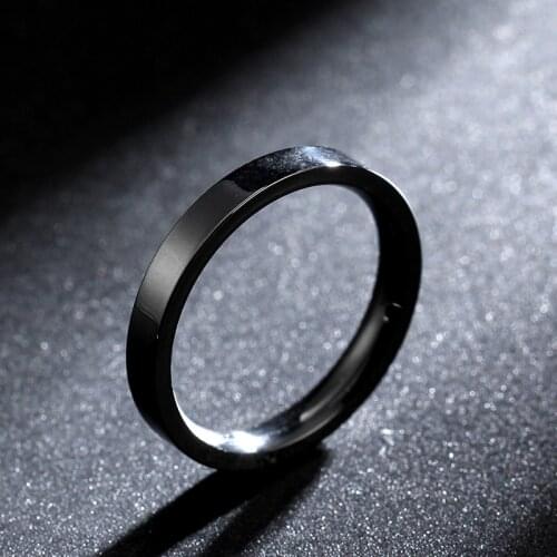 MOREDEAR 3mm wide 316 ultra-fine titanium steel ring men and women ring tungsten steel ring factory direct