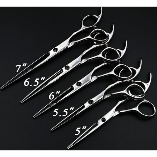 5"/5.5"/6"/6.5"/7" Hair Scissors Professional Hairdressing Scissors Set Cutting Barber Shears High Quality Personality