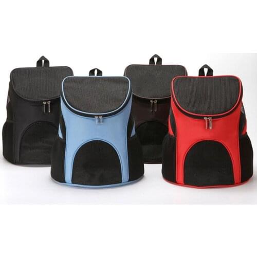 Portable Mesh Pet Cat Bag Breathable Dog Backpack Foldable Large Capacity Cat Carrying Bag Portable Outdoor Travel Pet Carrier