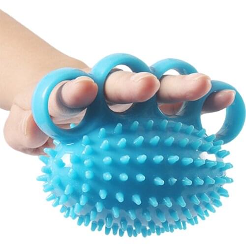 Finger Grip Ball Massage Rehabilitation Training Elderly Exercise Ball Hand Finger Strength Circle Grip Device Stroke Hemiplegia