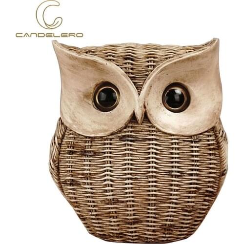 Statues Decorative Objects For Home Resin Owl House Ornaments Sculptures Figurines For Interior Room Ornaments Home Decor Craft