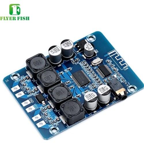 Stereo 45W Amplifier Board Audio bluetooth Amplificador AUX 3.5MM Audio Receiver DIY Amplifiers Module