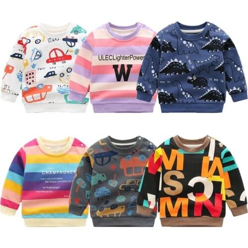Boys' Sweaters, Autumn Clothes, Children Long Sleeved Apring Cute Cartoon Sweatershirts Unicorn Christmas Tops Girls Costume Out