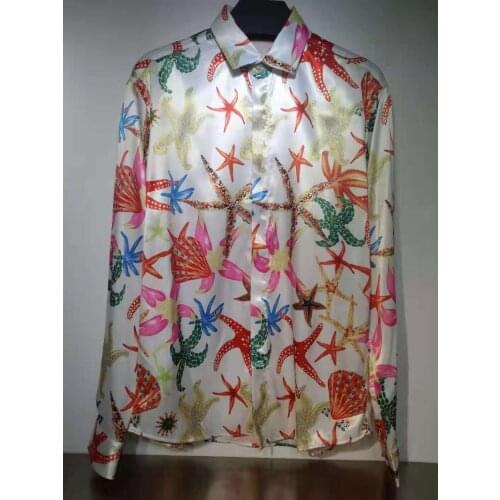 Мужские шелковые рубашки Urumbassa China At AliExpress