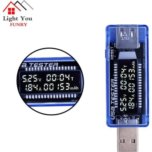 USB QC2.0 3.0 Current And Voltage Charger Capacity Tester USB 3-20V Charger Doctor Power Meter Voltmeter