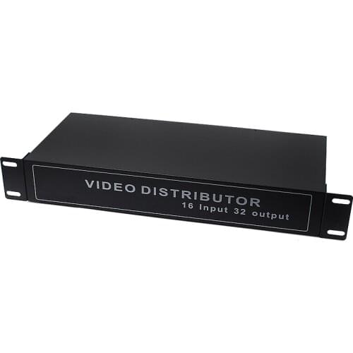 16-in 32-out Video Splitter 16-channel One-in-two Analog Camera BNC Splitter Cabinet