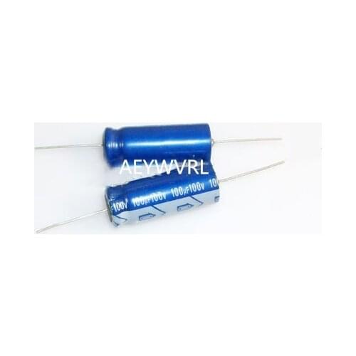 100v100uf for Audio Capacitor 100uf 100v Axial Vx 10*27 free Shipping