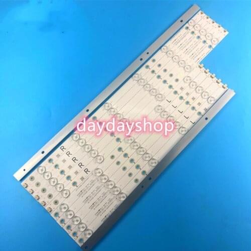 12PCS/set New LED Strip For AOC TV LD50V02S T5002S LE50D1452 50PFF3655/T3 GJD500611002-X2-L-R LB-PF3528-GJD2P5C506X11-R-B