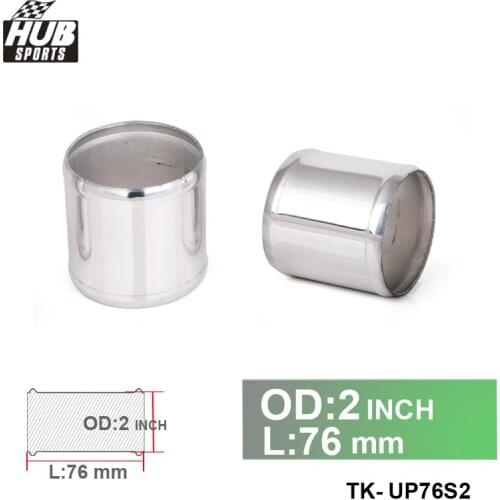 2" OD X 3" Aluminum INTAKE/TURBO INTERCOOLER PIPING EXTENSOR/JOINER PIPE For TOYOTA MR2 SW20 90-95 HU-UP76S2