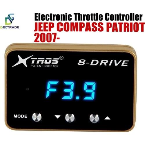 DECTRADE Car Electronic Throttle Controller Racing Accelerator Potent Booster For Jeep Compass Patriot 2007- Tuning Parts
