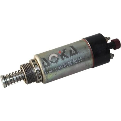 Free shipping for E325C 24V flameout switch flameout solenoid valve, 3166 155-4652, excavator electrical parts digger