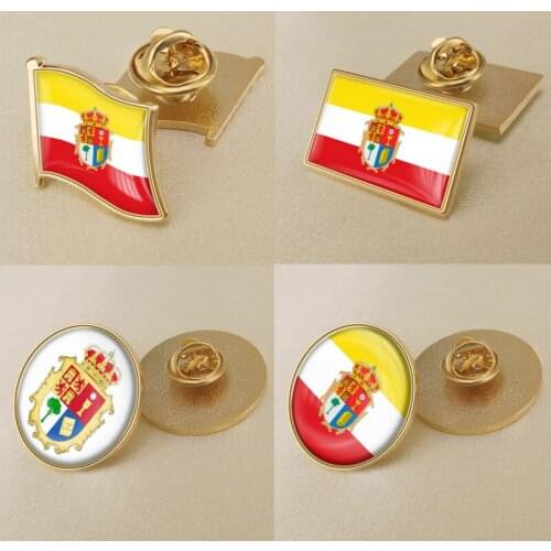Coat of Arms of Cuenca Province of Spain Flag Lapel Pins/Broochs/Badges