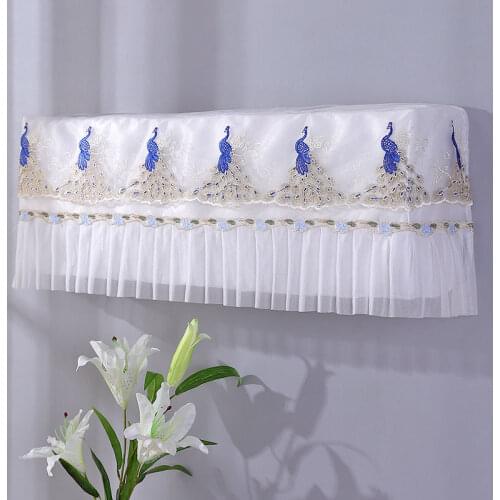 Air Conditioning Cover Lace Embroidery Dust Proof Sunscreen Hang Up Cover Boot Not Take The Universal Anti-aging Cover