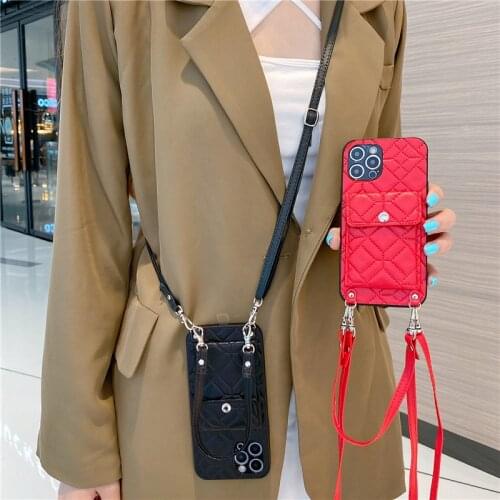 European card Crossbody phone case For Galaxy A51/71/81/91 A32/52/72/42/22 A01S/20S/50S/30S/70S/31 Ladies portable Messenger bag