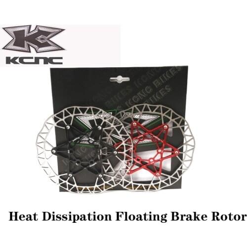 KCNC MTB Bike Disc Brake Rotor Strong Heat Dissipation Floating Brake Rotor 160mm 180mm Aluminum Alloy Ultralight Disc Brake