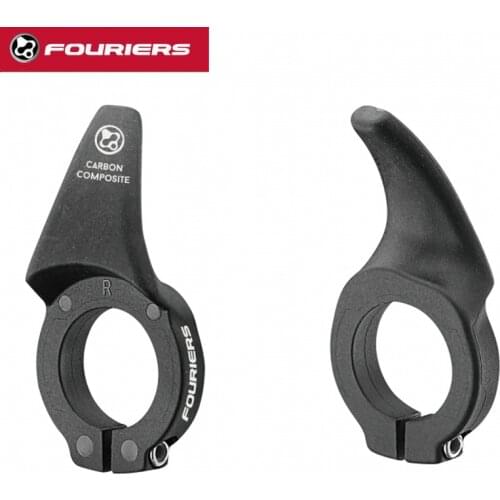 Fouriers Cycling Grips Bicycle Mountain Bike Durable Carbon Fiber + Nylon Bike Handlebar Grips MTB Cycling Bike Bicycle Grips