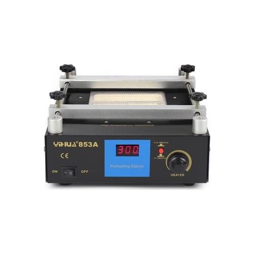 110V/220V Infrared Digital Preheating Station Table Rework Station Soldering Station IR Preheating Heating Disk Area 120*120 mm