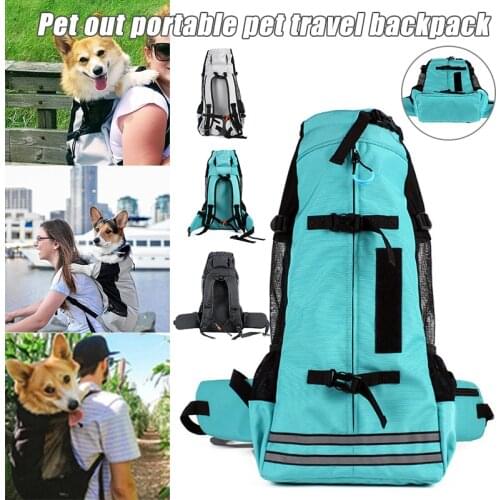 Bulldog Backpacks Pet Backpack Breathable Pet Dog Carrier Bag for Large Dogs Bulldog Backpack Adjustable Outdoor Travel Bags