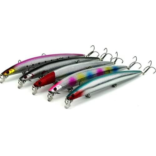New 5pcs Big Minnow Fishing Lure Artificial Hard Bait 18cm 26g Pike Trout Perch Crappie Catfish Pesca Fishing Tackles
