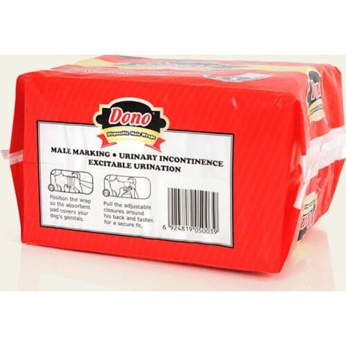 Pet Dog Diapers Male Dogs Paper Physiological Diaper Disposable Male Wraps Sanitary Pants AUG889