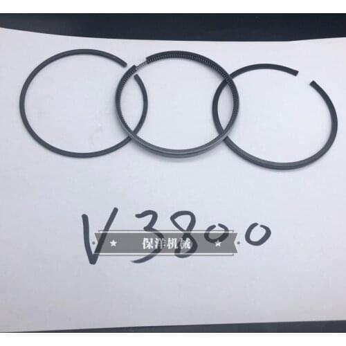 Free shipping for sunward 90 Excavator Kubota M704 M954 Tractor Kubota V3800 engine piston ring digger
