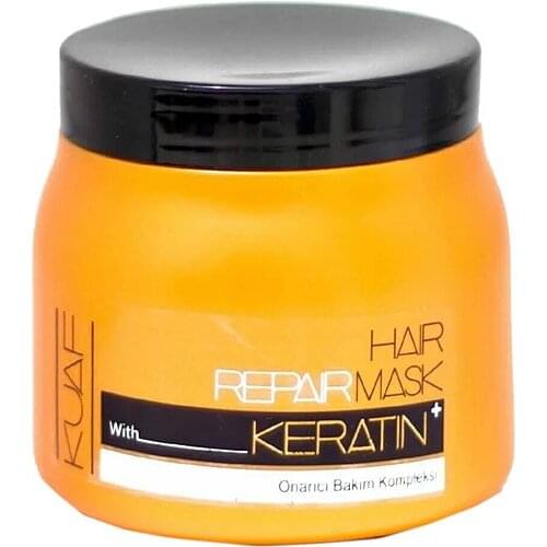 Kuaf Hair Professional Keratin Hair Mask 500 ml voluminous natural looking restorative ponytail collagen strong hair