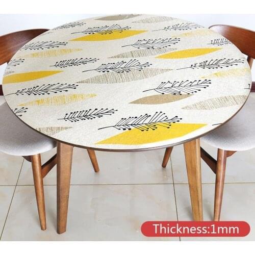 Obrusy Na Wedding Waterproof Tablecloth Round Redondo Para Redonda Ronde Nappe Cover Toalha De Mesa PVC Manteles Table Cloth