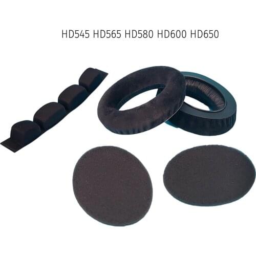 For Senheiser HD545 HD565 HD580 HD600 HD650 HD 545 565 580 600 Headphones Headset EarPad Replacement Ear Pads Headband Cushions